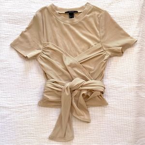 Forever 21 Top with Wrap Around V Neck Styling